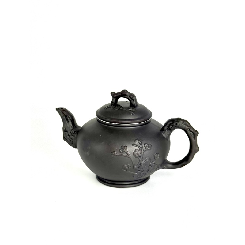 Чайник глиняний 900мл "Сакура", (ТЕМНИЙ)
