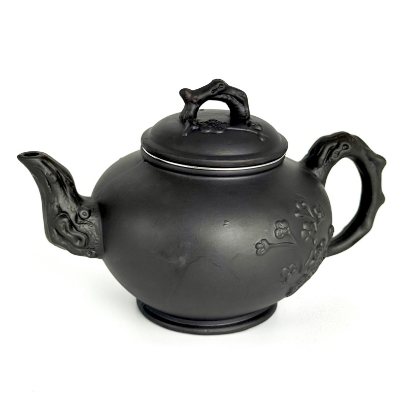 Чайник глиняний 900мл "Сакура", (ТЕМНИЙ)