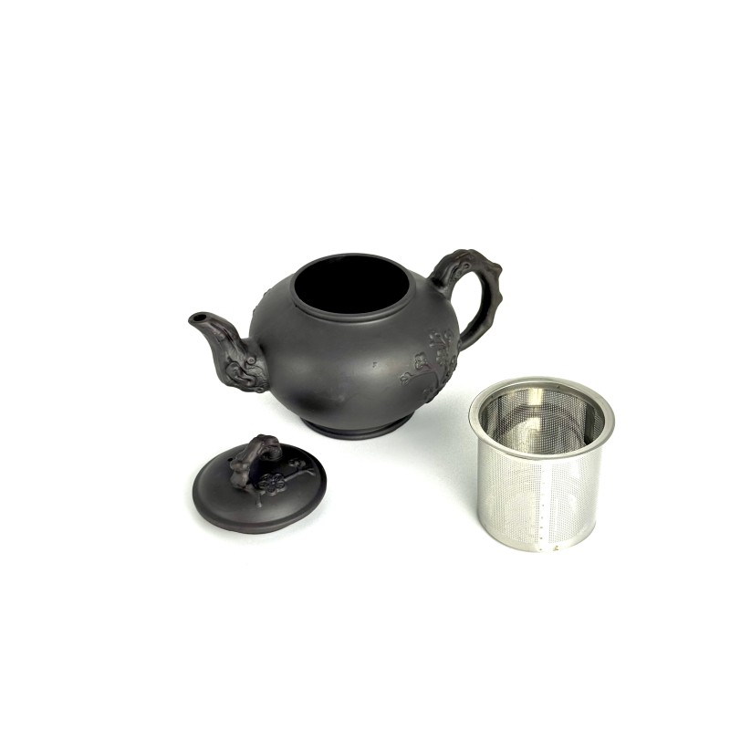 Чайник глиняний 900мл "Сакура", (ТЕМНИЙ)