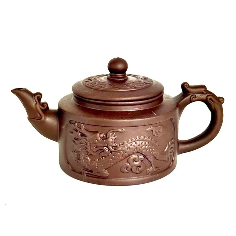 Чайник глиняний 360 мл "ТЯНЬ-ЛУН - небесний дракон", (СВІТЛИЙ)