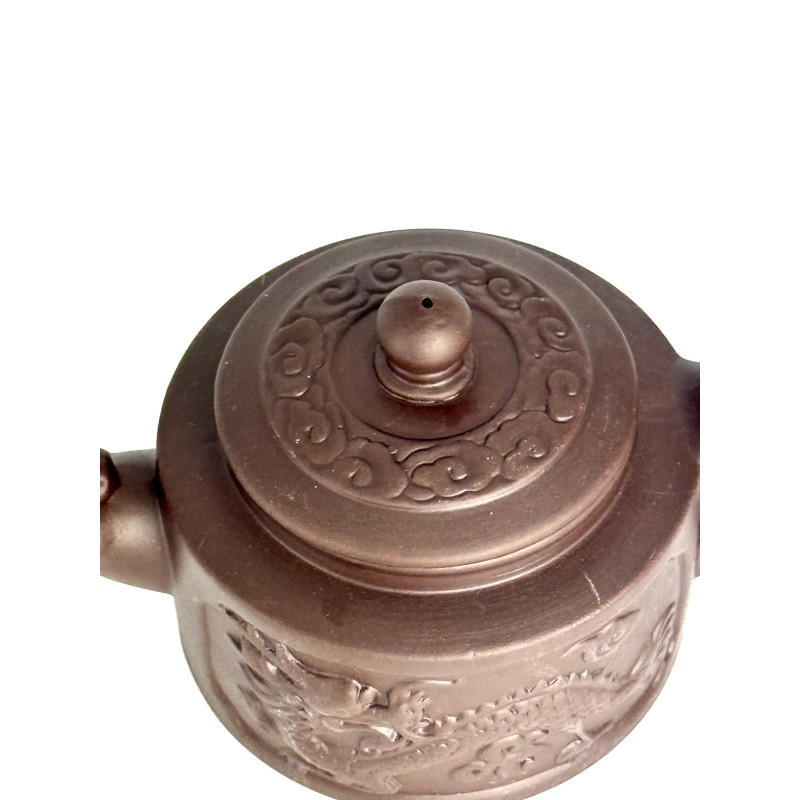 Чайник глиняний 360 мл "ТЯНЬ-ЛУН - небесний дракон", (СВІТЛИЙ)