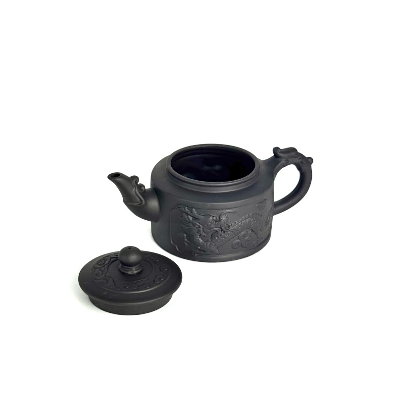 Чайник глиняний 360 мл "ТЯНЬ-ЛУН - небесний дракон"", (ТЕМНИЙ)