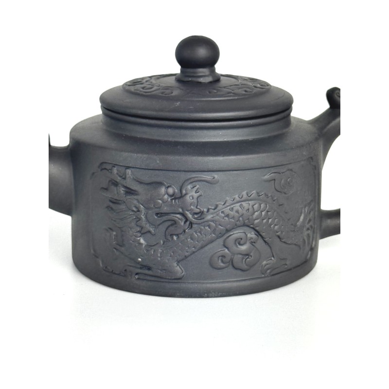 Чайник глиняний 360 мл "ТЯНЬ-ЛУН - небесний дракон"", (ТЕМНИЙ)