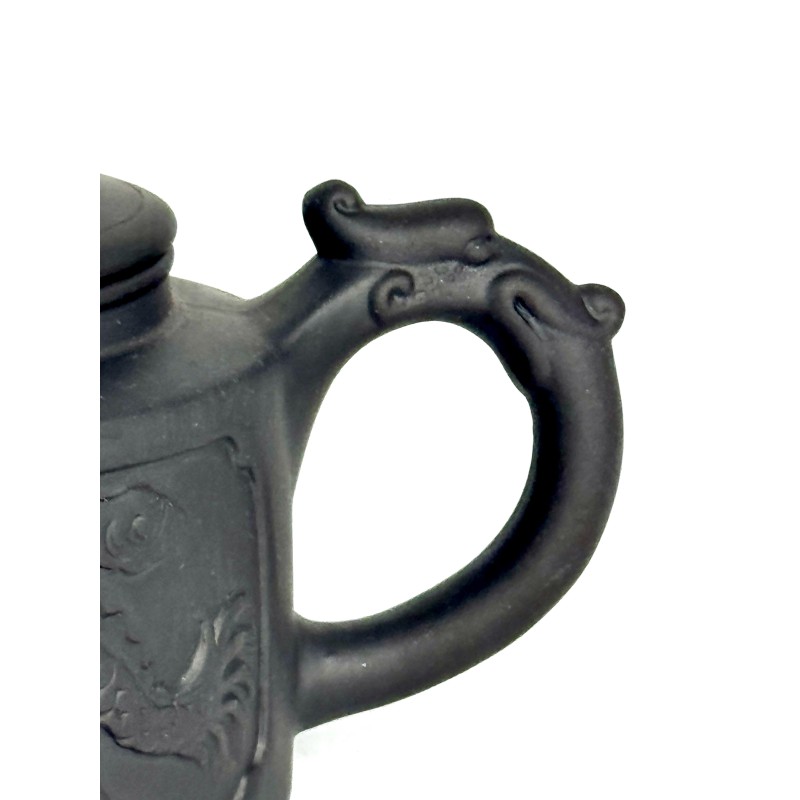 Чайник глиняний 360 мл "ТЯНЬ-ЛУН - небесний дракон"", (ТЕМНИЙ)