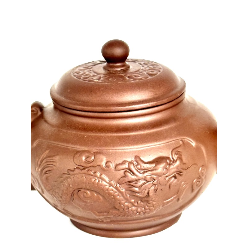 Чайник глиняний 700 мл "ЧЖУНЯО-ФЕНІКС", (СВІТЛИЙ)