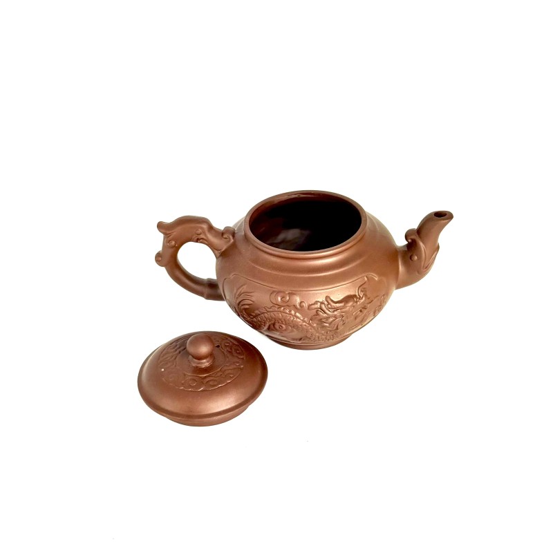 Чайник глиняний 700 мл "ЧЖУНЯО-ФЕНІКС", (СВІТЛИЙ)