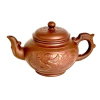 Чайник Чжуняо Феникс исинская глина, 700 мл, светлый