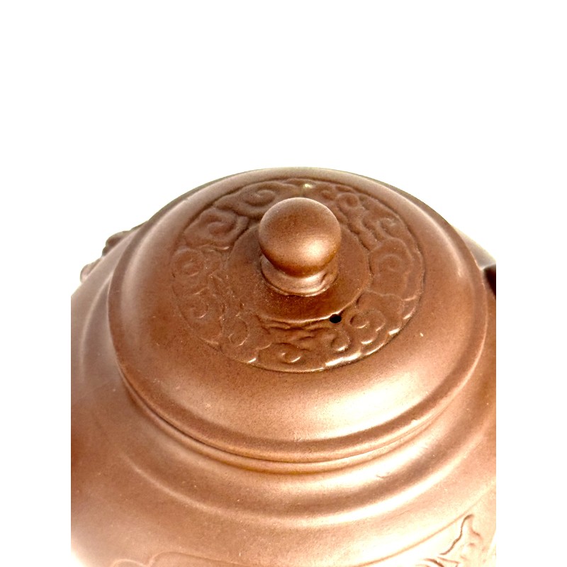 Чайник глиняний 700 мл "ЧЖУНЯО-ФЕНІКС", (СВІТЛИЙ)