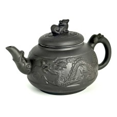 Чайник глиняний 780 мл "ДІЛУН-ДРАКОН", (ТЕМНИЙ)