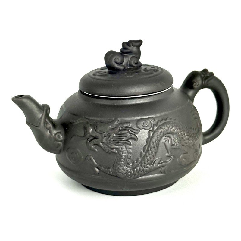 Чайник глиняний 780 мл "ДІЛУН-ДРАКОН", (ТЕМНИЙ)