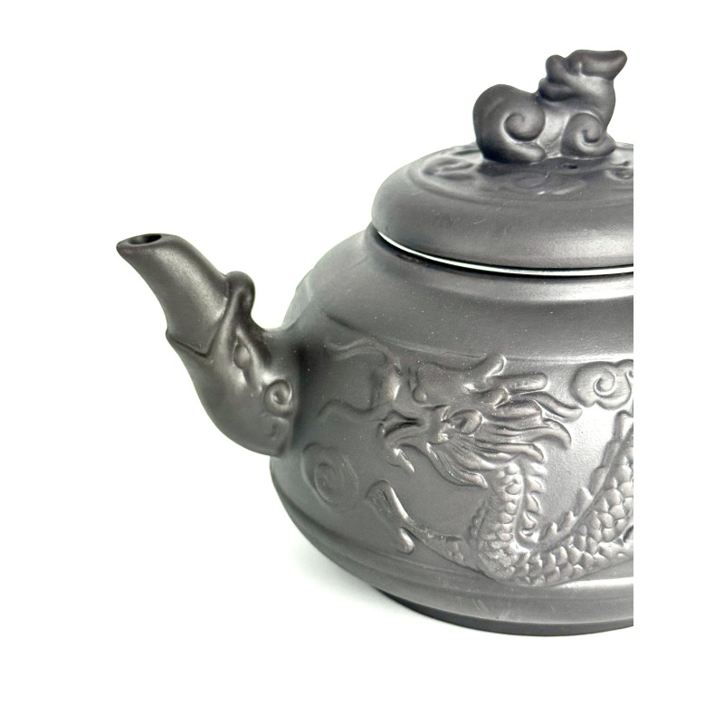 Чайник глиняний 780 мл "ДІЛУН-ДРАКОН", (ТЕМНИЙ)