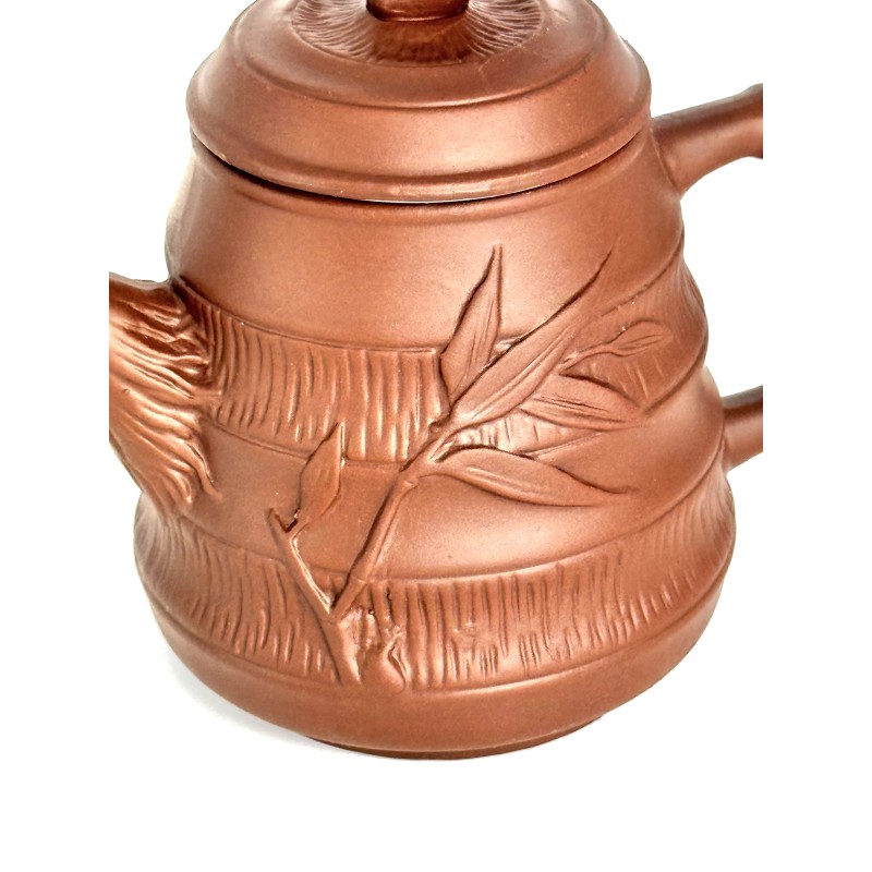 Чайник глиняний 650мл "БАМБУК" (СВІТЛИЙ)