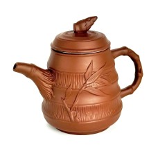 Чайник глиняний 650мл "БАМБУК" (СВІТЛИЙ)