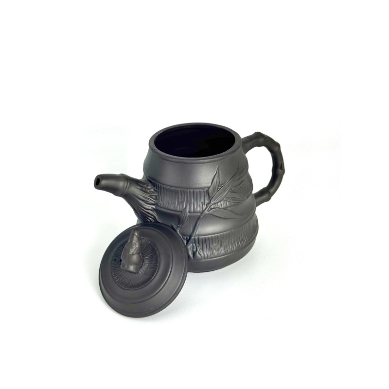 Чайник глиняний 650мл "БАМБУК" (ТЕМНИЙ)