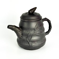 Чайник глиняний 650мл "БАМБУК" (ТЕМНИЙ)