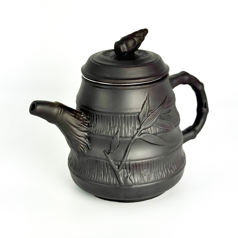 Чайник глиняний 650мл "БАМБУК" (ТЕМНИЙ)