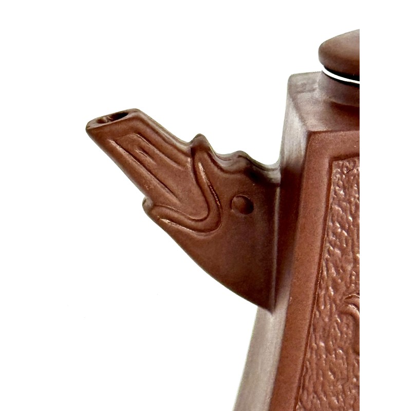 Чайник глиняний 650мл "Дракоша" (Світлий)