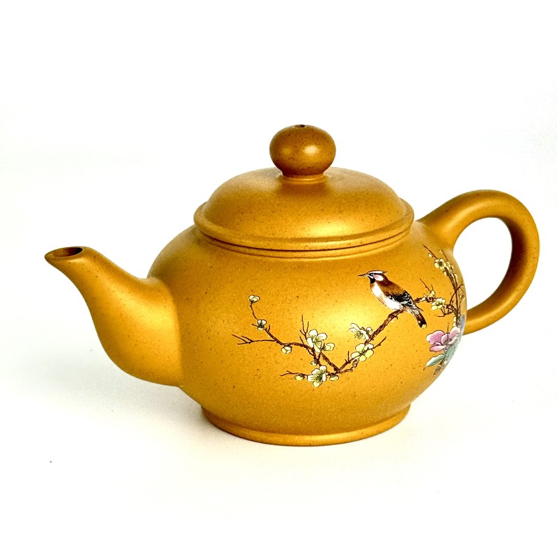 Чайник глиняний 200мл "Квітуча сакура",