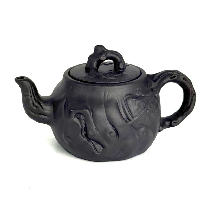 Чайник глиняний 600мл "Старе дерево" (темний)