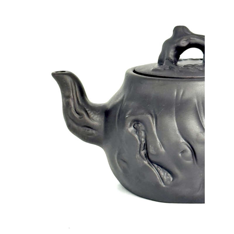 Чайник глиняний 600мл "Старе дерево" (темний)