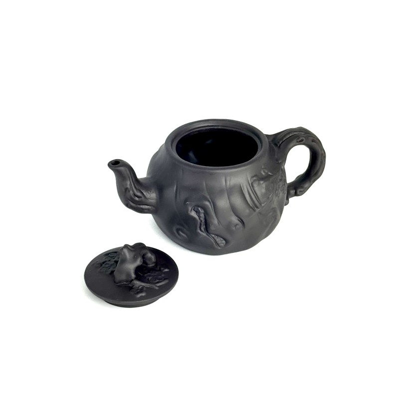 Чайник глиняний 600мл "Старе дерево" (темний)