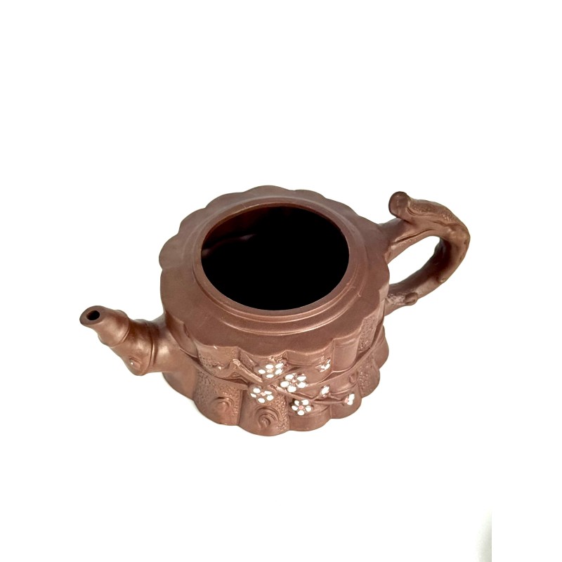 Чайник глиняний 700мл "Процвітання" (світлий)