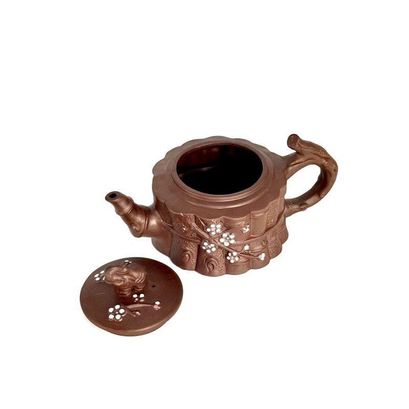 Чайник глиняний 700мл "Процвітання" (світлий)