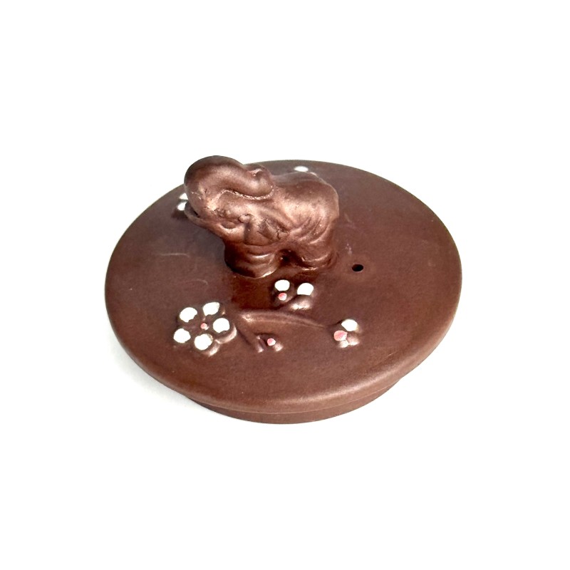 Чайник глиняний 700мл "Процвітання" (світлий)