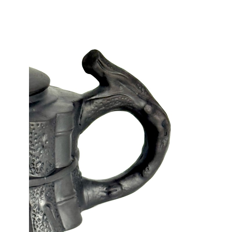 Чайник глиняний 700мл "Процвітання" (темний)