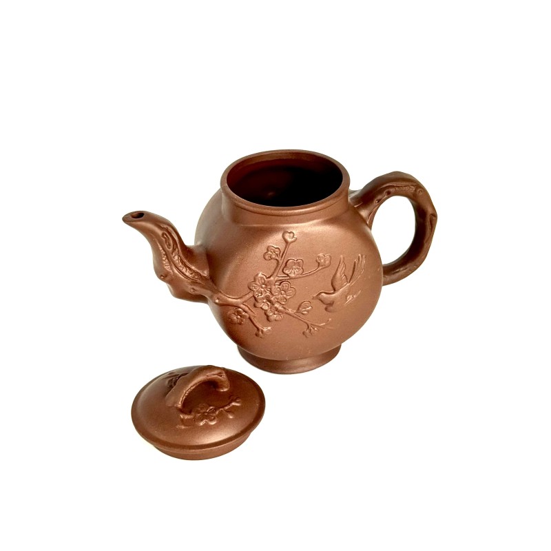 Чайник глиняний 600 мл "Голубка"(світлий)