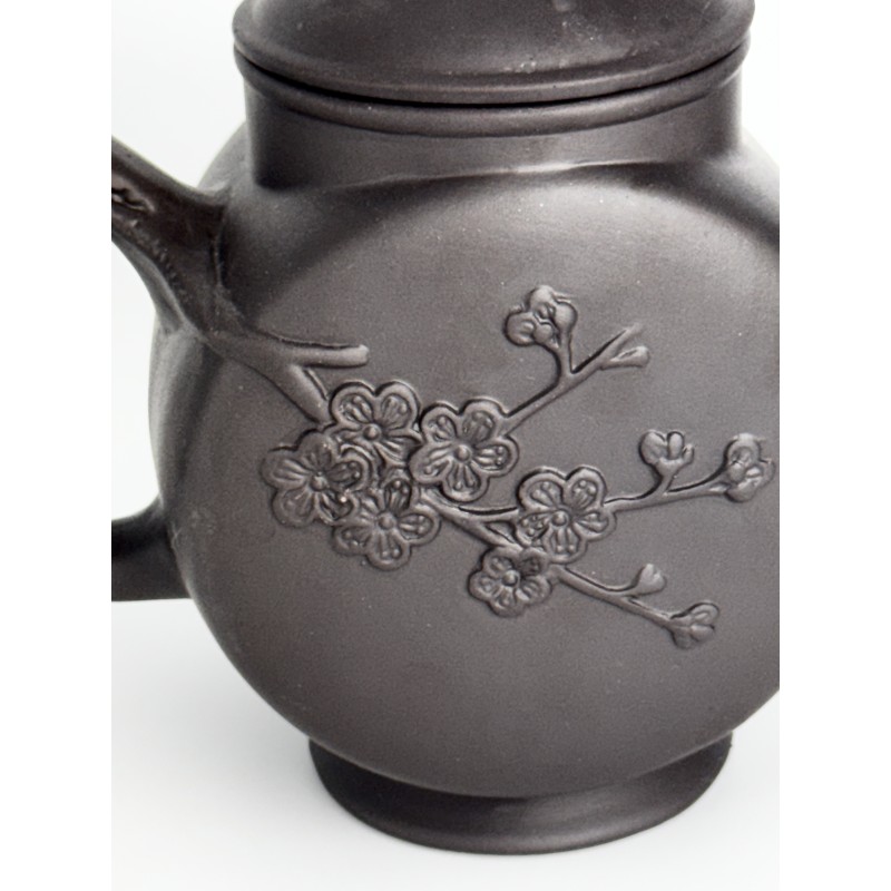 Чайник глиняний 600 мл "Голубка"(темний)