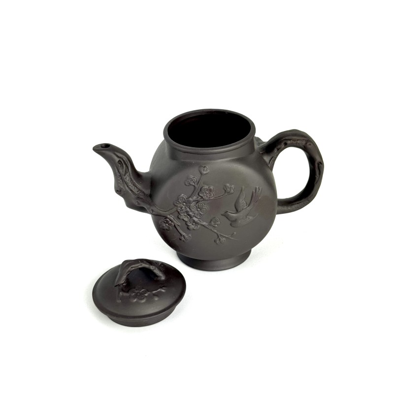 Чайник глиняний 600 мл "Голубка"(темний)