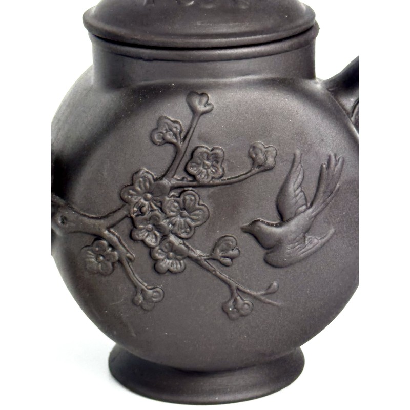 Чайник глиняний 600 мл "Голубка"(темний)