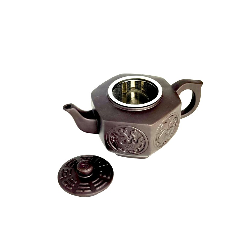 Чайник глиняний "Таньга" (Темний)