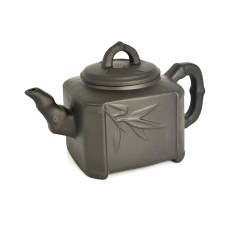 Чайник глиняний 450 мл "Гілка бамбуку" (Темний)