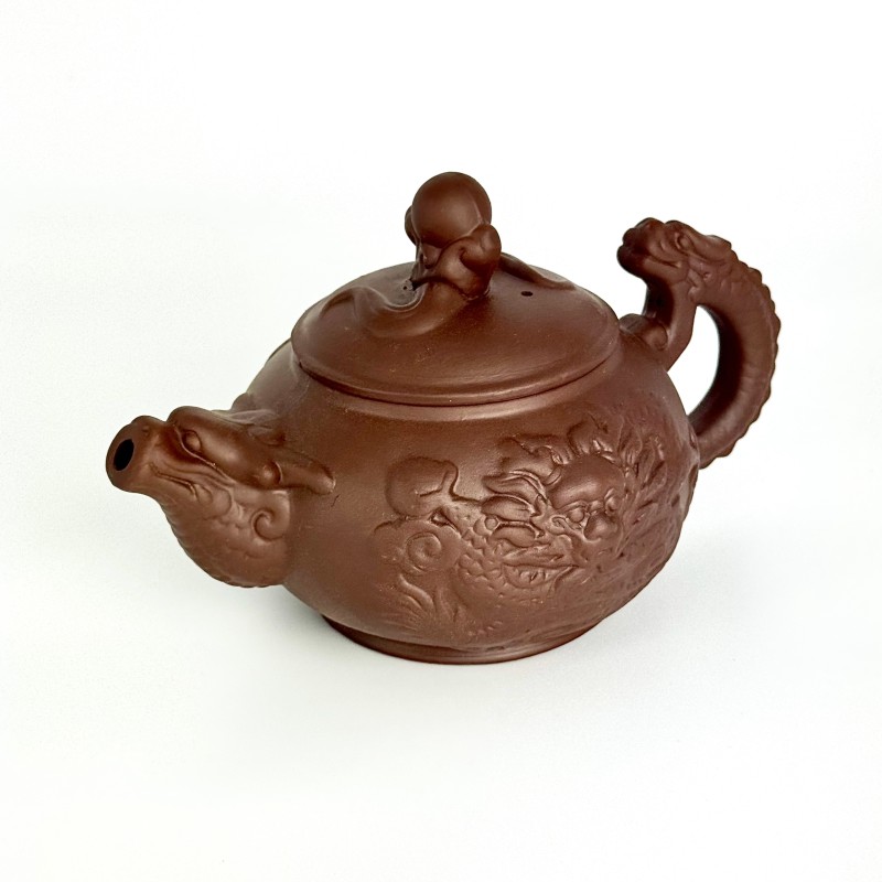 Чайник глиняний 400мл Перлина Дракона" (світлий)