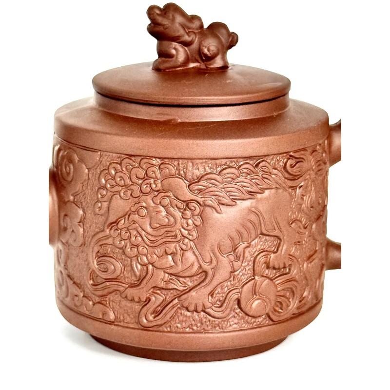 Чайник глиняний 800мл "Лев" (Світлий)