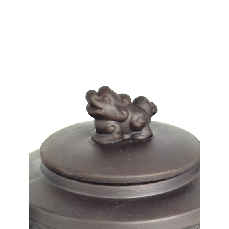 Чайник глиняний 800мл "Лев" (Темний)