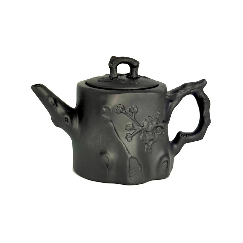 Чайник глиняний 550 мл "Пеньок" (темний)