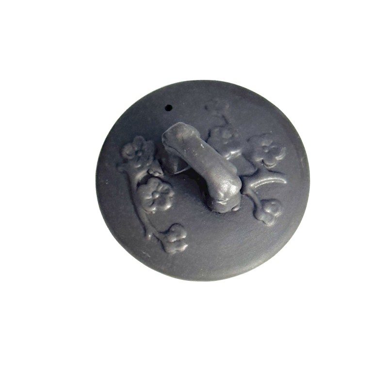 Чайник глиняний 550 мл "Пеньок" (темний)