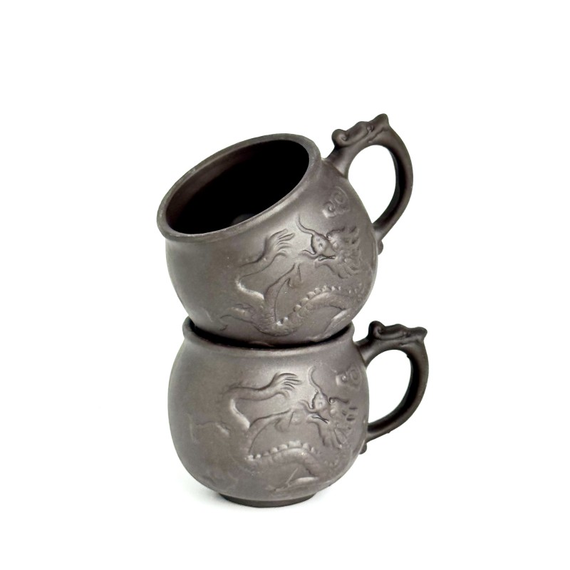 Набір 2-х кружок 200 мл "Лун-дракон" (темна)