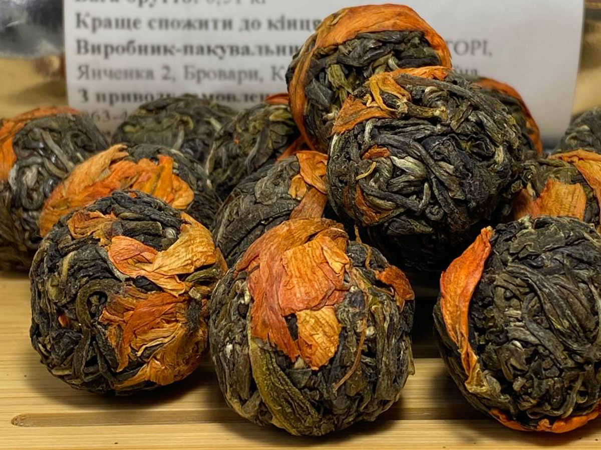 Купити чорний зв'язаний чай